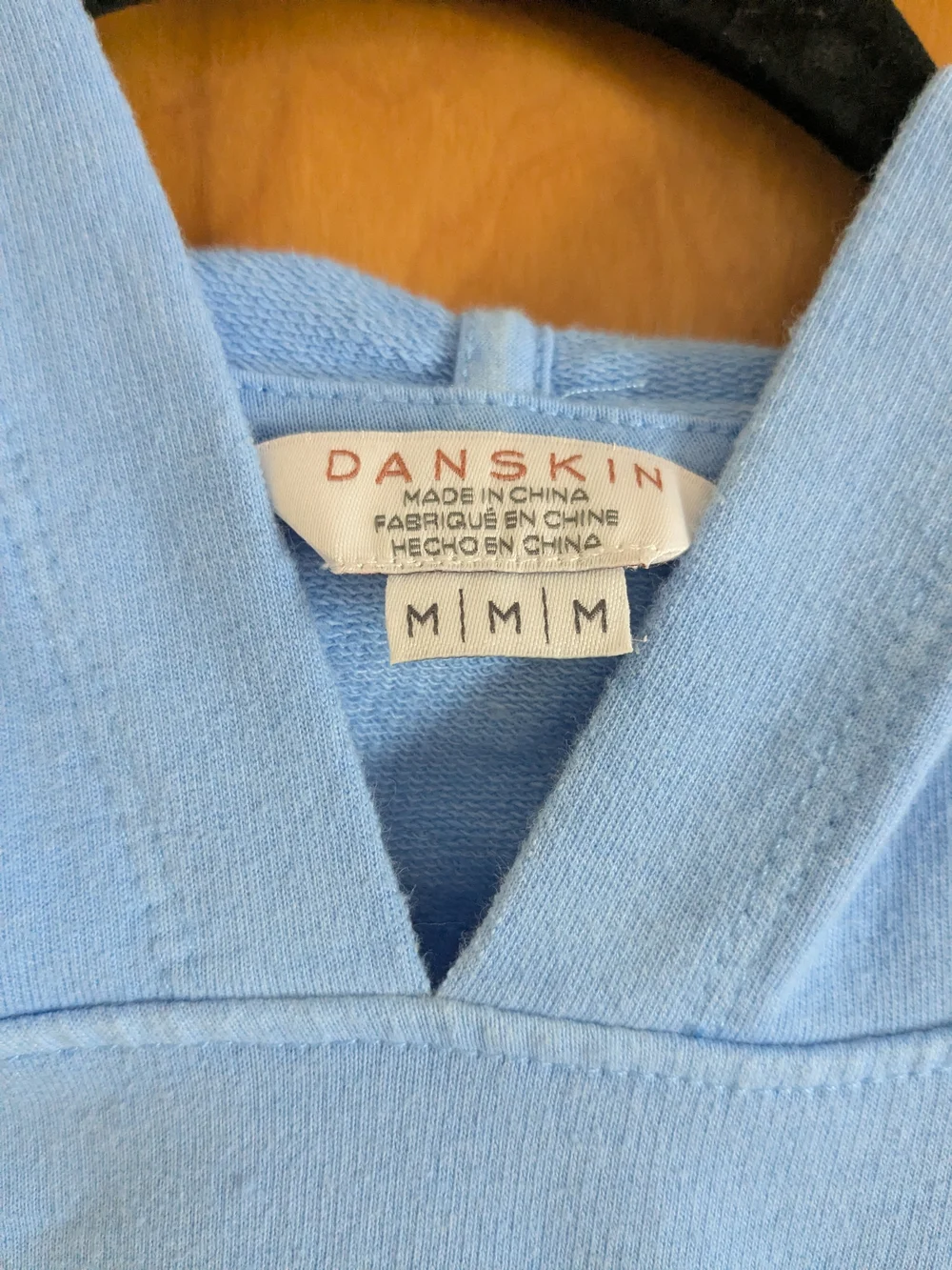 Ombre Blue White Pink Hoodie Sweater - Picture 3 of 9